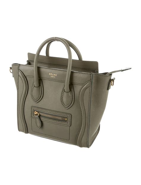 how many sizes celine luggage tote|celine nano luggage shoulder bag.